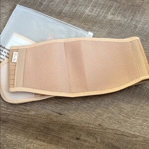 Tan Mesh Waist Support Belt for pregnancy